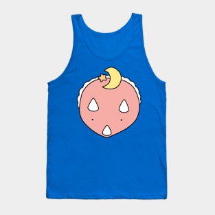 Star and Moon Triceratops Face Tank Top